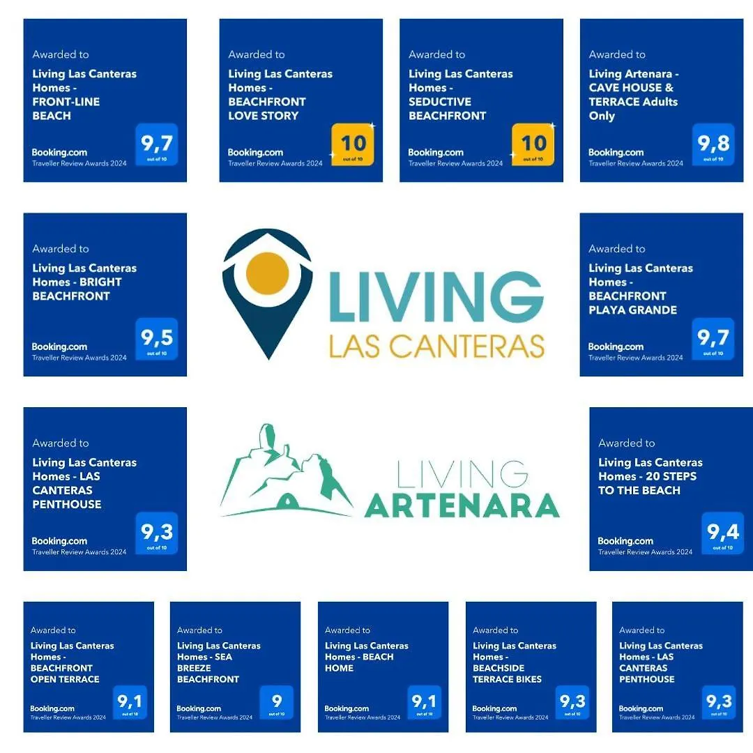 Living Las Canteras Homes - Modern Oceanfront Las Palmas de Gran Canaria Apartment